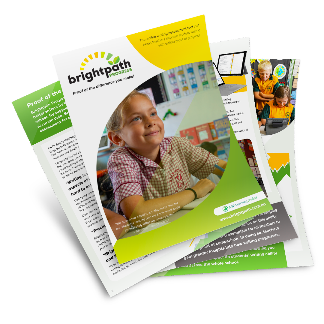 Formative Writing Assessments Brochure